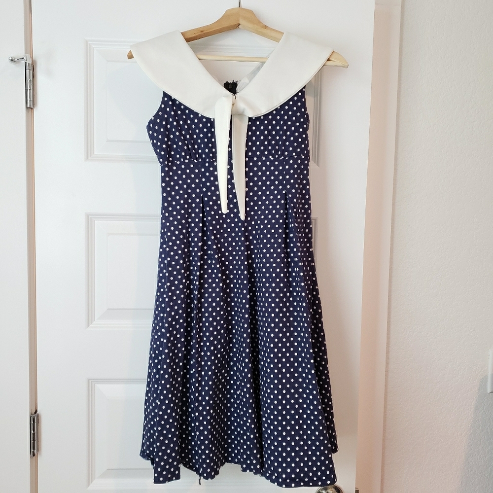 Vintage inspired, 50ies polka dot dress